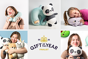 Swapseazzz 2-in-1 reiskussen en knuffel: finalist bij de Gift of the Year 2025 Awards