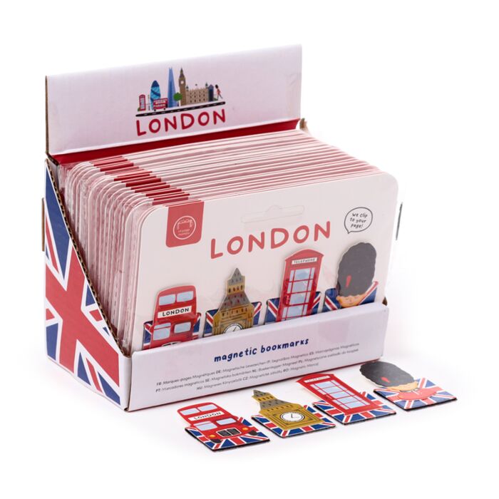 Londen Souvenir Magnetische Boekenlegger Set