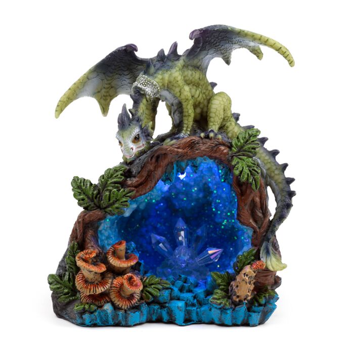Sweet Dreams Baby Draak LED Bos Kristalgrot