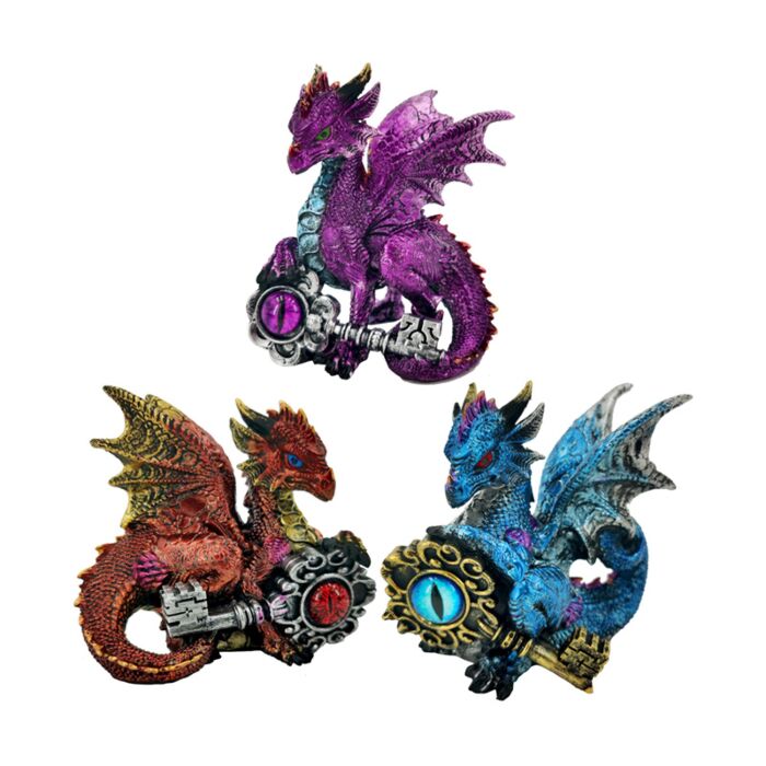 Set van 3 Dark Legends Sleutel van Macht Draak