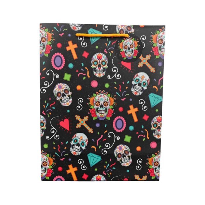 Dia de Los Muertos Mexicaans Doodshoofd - Cadeautasje Large