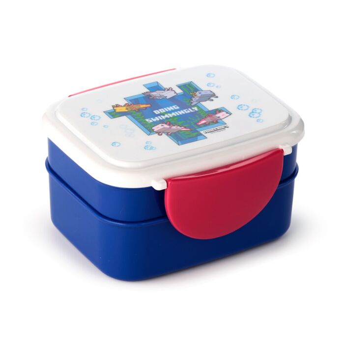 Minecraft Axolotl Clip Bento Box Lunchtrommel & bestek