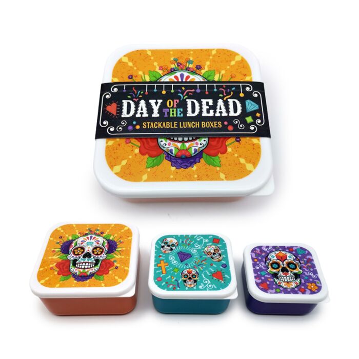 Set 3 Lunch Box M/L/XL Dia de los Muertos