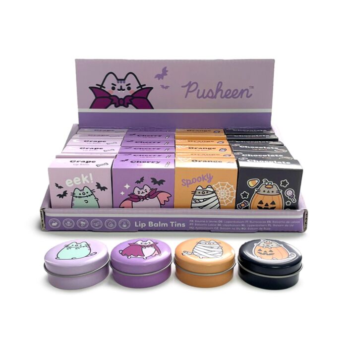 Pusheen de Kat Halloween Lipbalsem in blik
