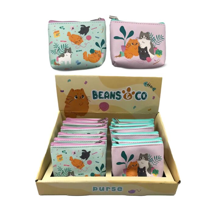 Beans & Co Katten PVC Portomonnee