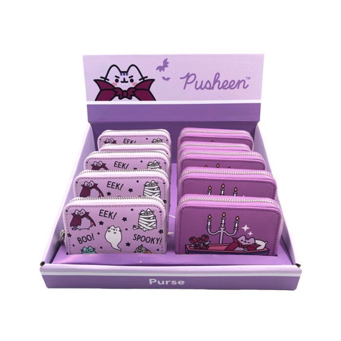 Pusheen de Kat Halloween Rondrits Portemonnee - Small