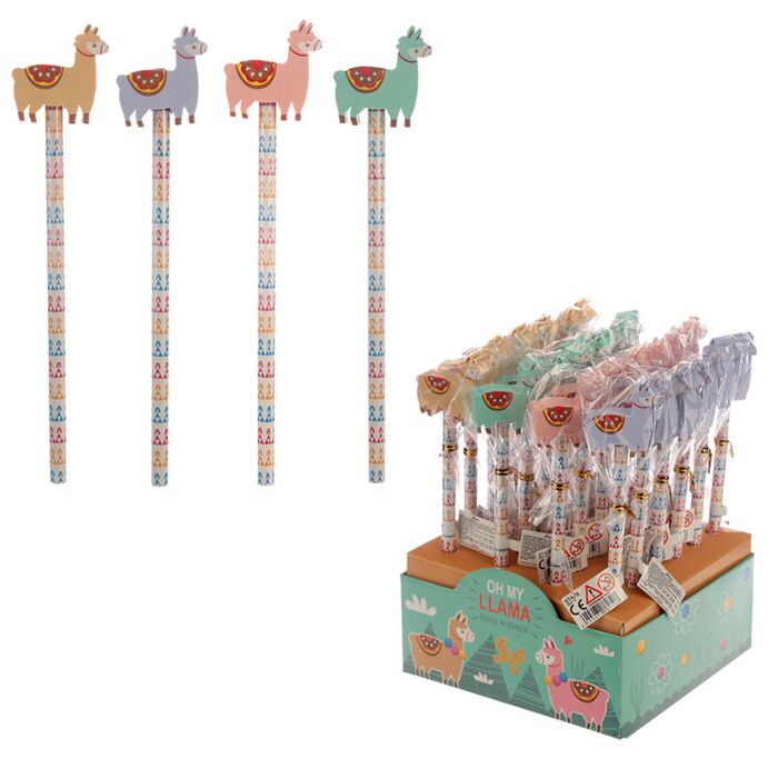 Oh My Llama - Gum Potlood
