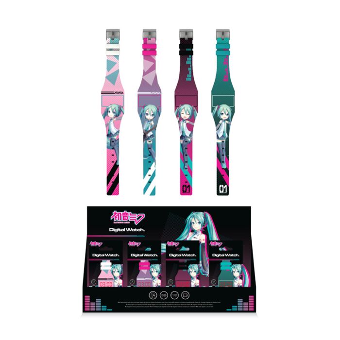 Hatsune Miku Digitaal Siliconen Horloge