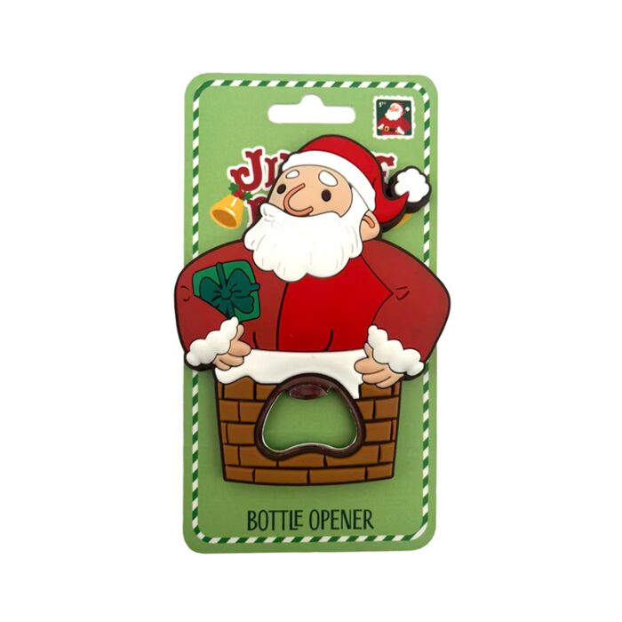 Jingle Kerstmis PVC Flesopener