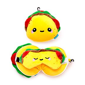 Relaxeazzz Foodiemals Frida de Taco Reiskussen & Slaapmasker