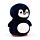 Swapseazzz Adoramals Pinguin 2-in-1 Pluche Reiskussen