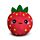 Pluche Squidglys Foodiemals Elidi de Aardbei
