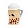 Boba de Bubble Tea Foodiemals Mok & Deksel