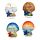 Zee & Strand Souvenir Magneet Schelp Zeester